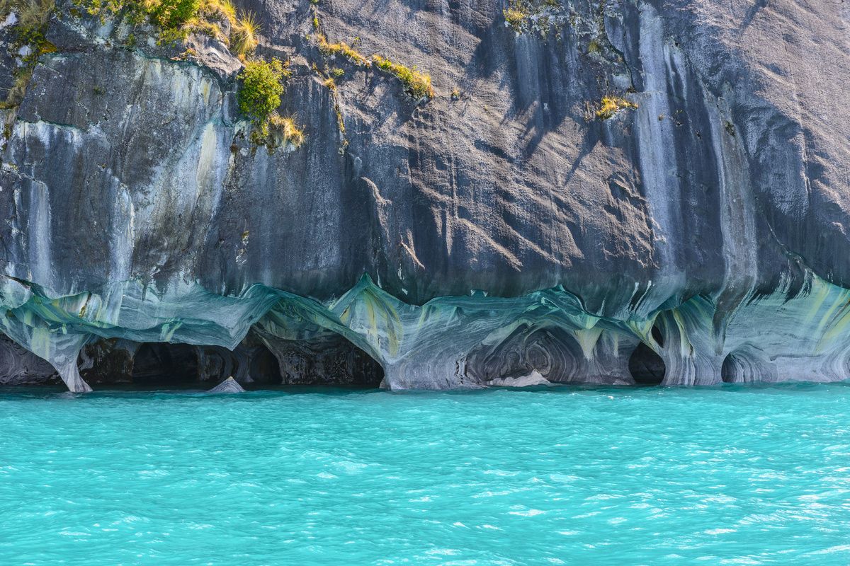 Marble Caves in General Carrera Lake