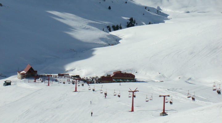 Wintersportgebied in Roemeni