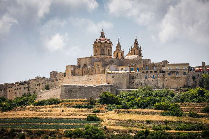 Fraai uitzicht op Mdina