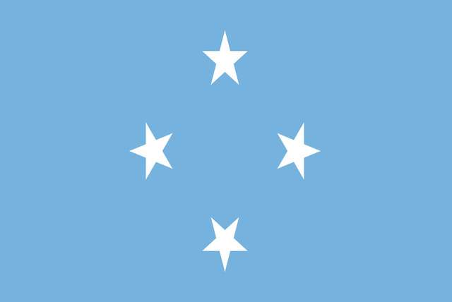 De vlag van Micronesia