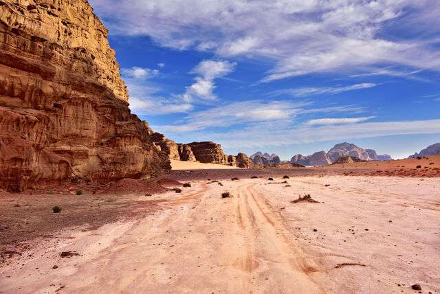 Wadi Rum in Jordani