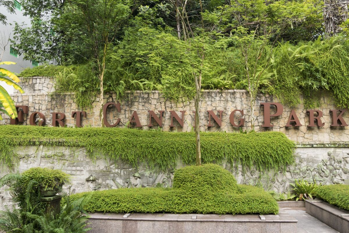 Ingang Fort Canning Park