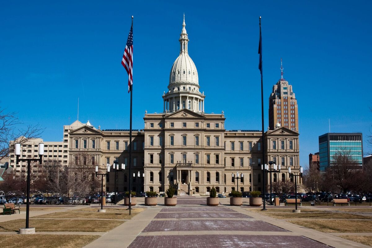 Michigan State Capitol Building in Lansing
