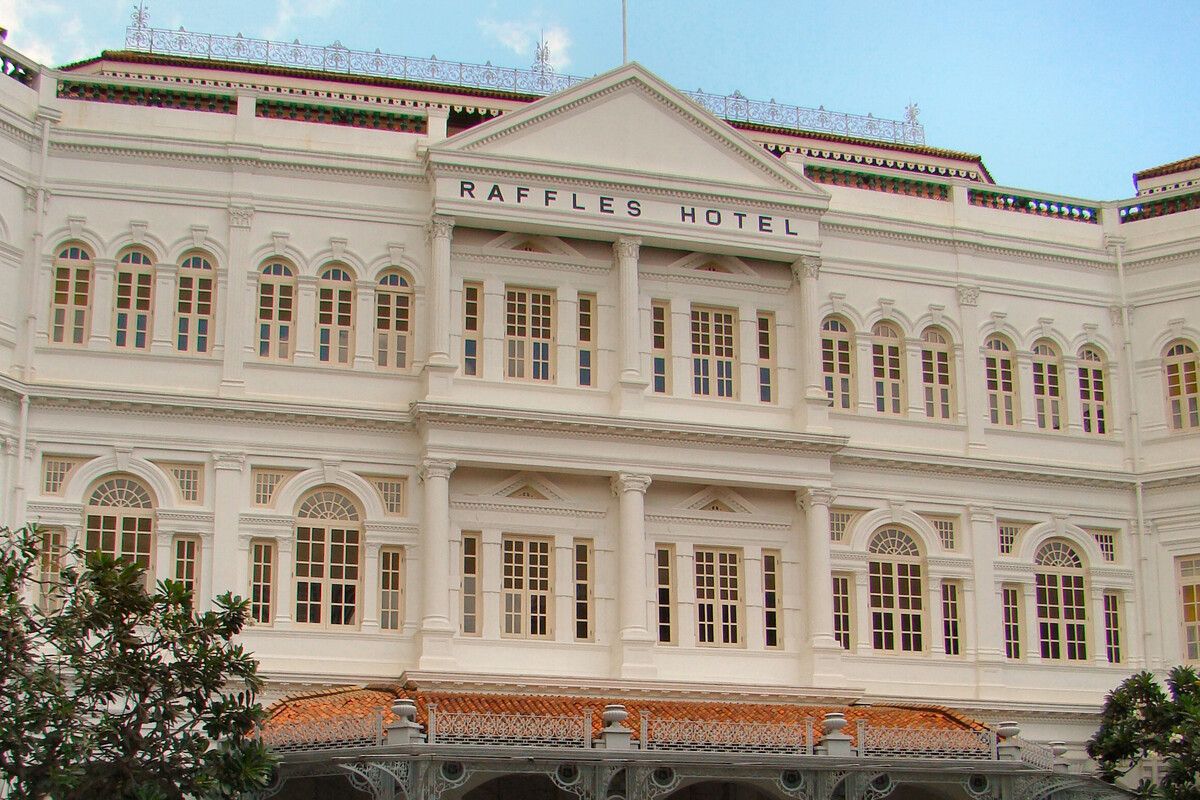 Raffles Hotel in Singapore