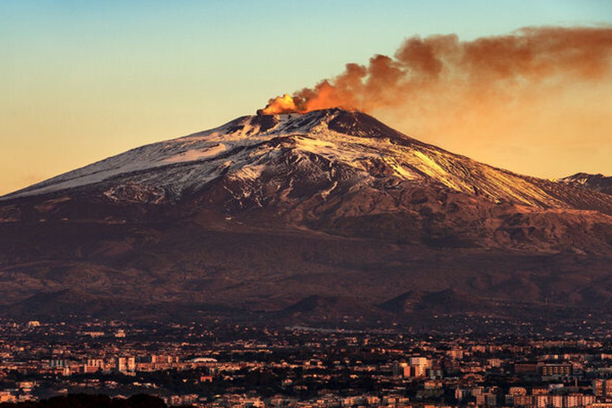 Vulkaan de Etna op Sicili&euml;