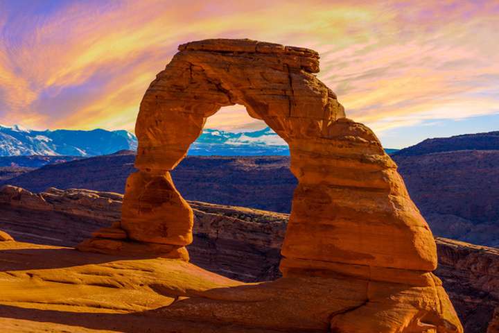 The Arches national park 