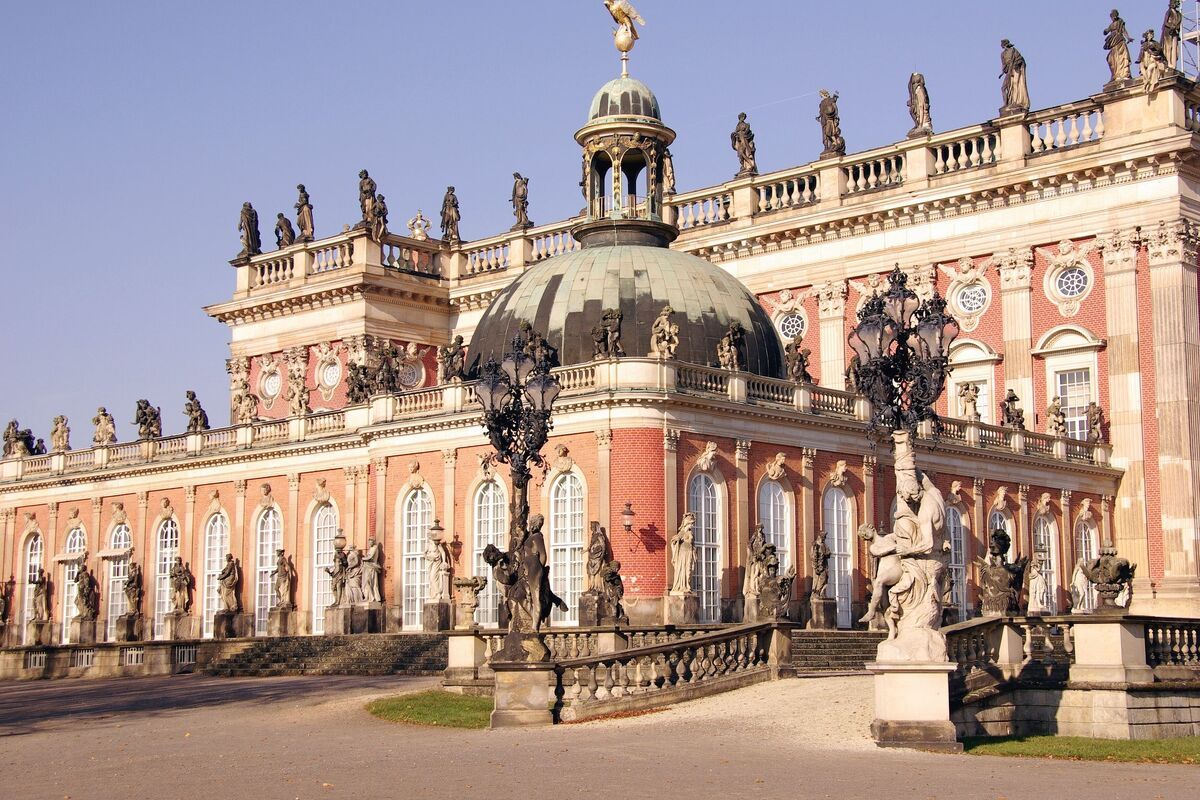 Nieuwe paleis, park Sanssouci, Potsdam