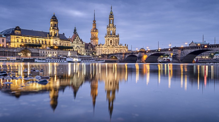 De stad Dresden