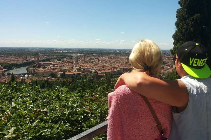 Het uitzicht op Verona