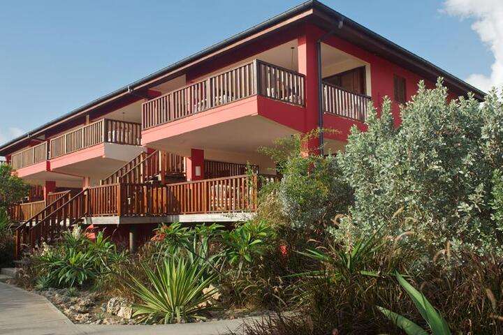 Uitzicht op de kamer