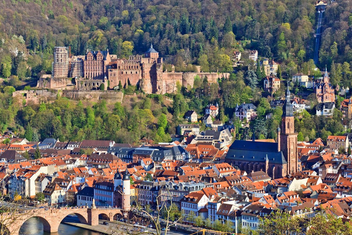 Het romantische stadje Heidelberg