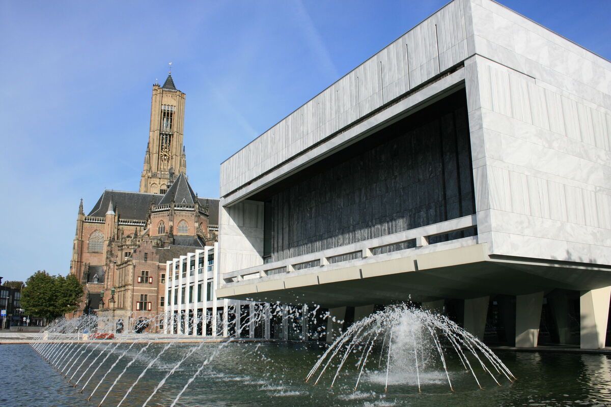 Stadsbeeld van Arnhem met Eusebius kerk