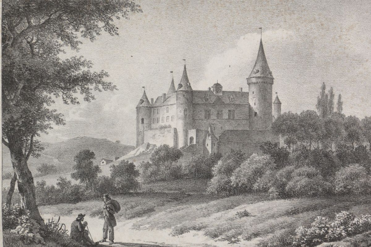Ch&acirc;teau van V&ecirc;ves getekend