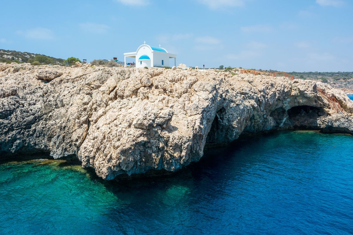 Agioi Anargyroi kerk op Cape Greco