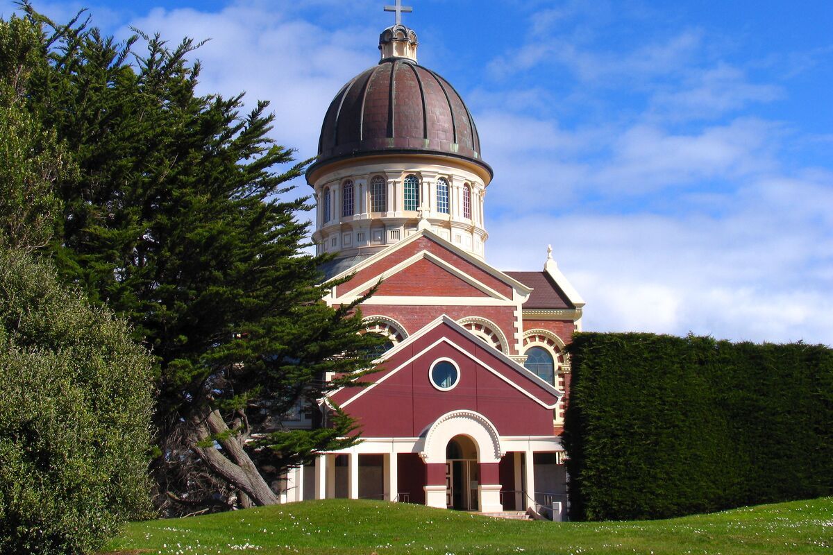 Kerk in Invercargill, Nieuw-Zeeland
