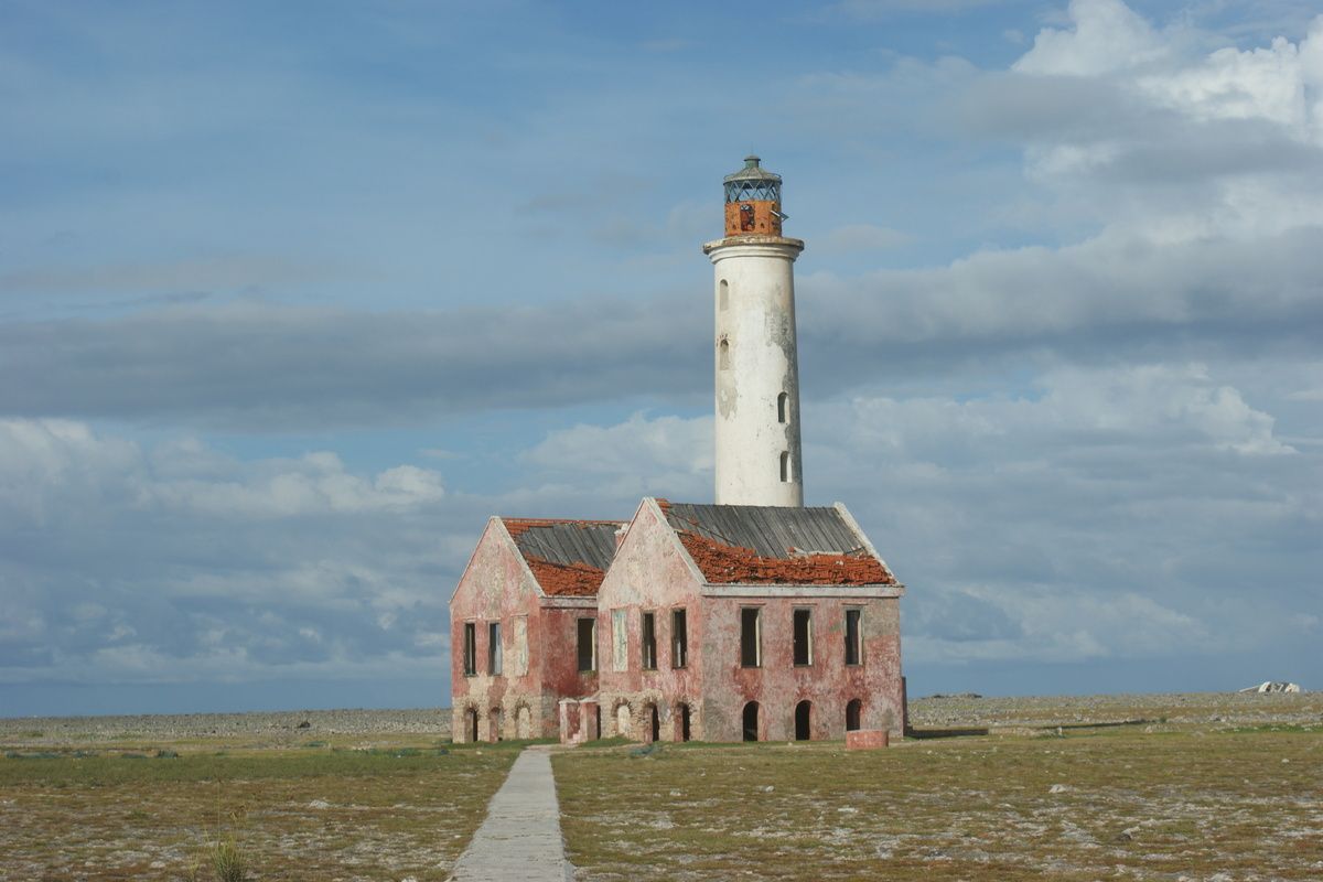 Vuurtoren Klein Cura�ao, boottocht