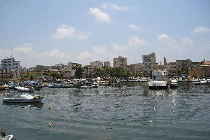 Haven van Tyrus in Libanon