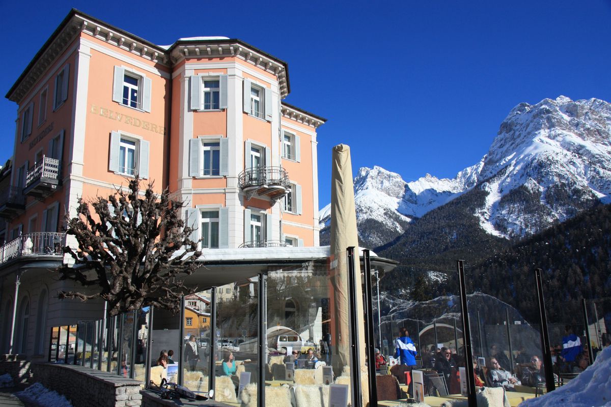 Hotel Belverdere, Scuol, Graubunden, Zwiterland