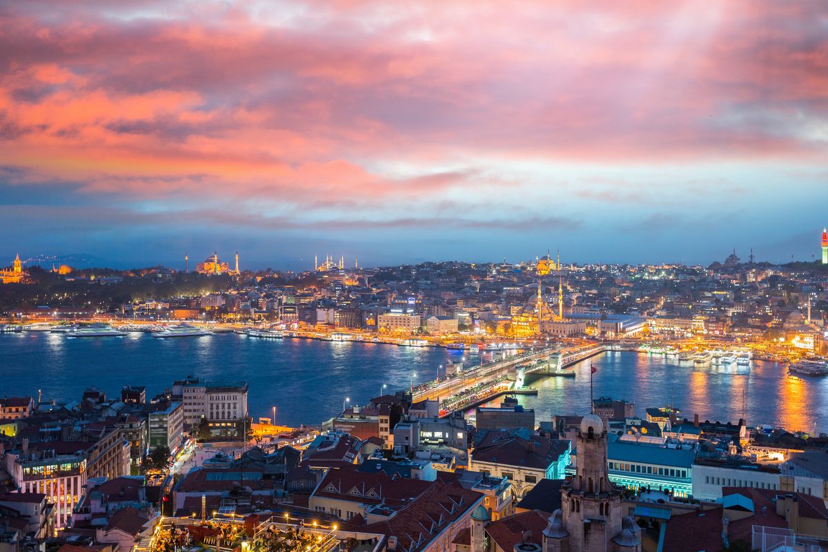 Skyline van Istanbul