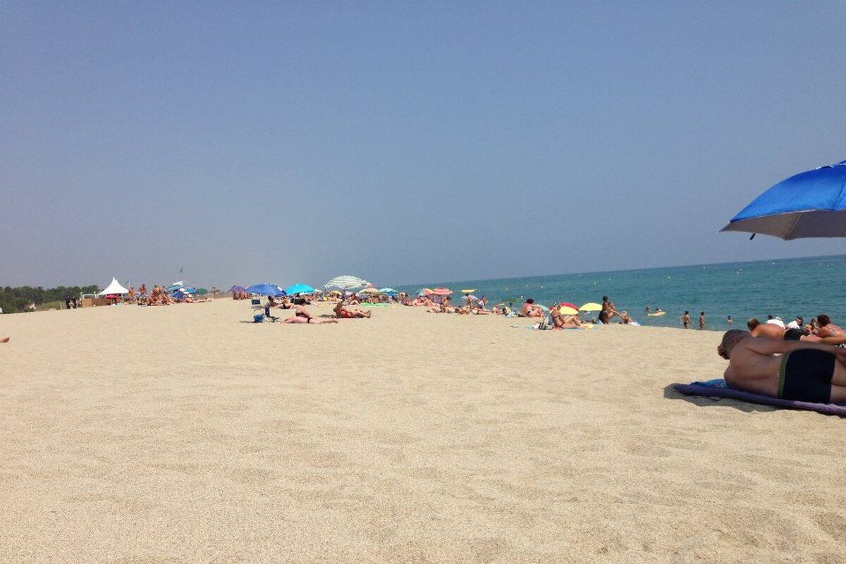 Strand Argeles sur mer Zuid-Frankrijk