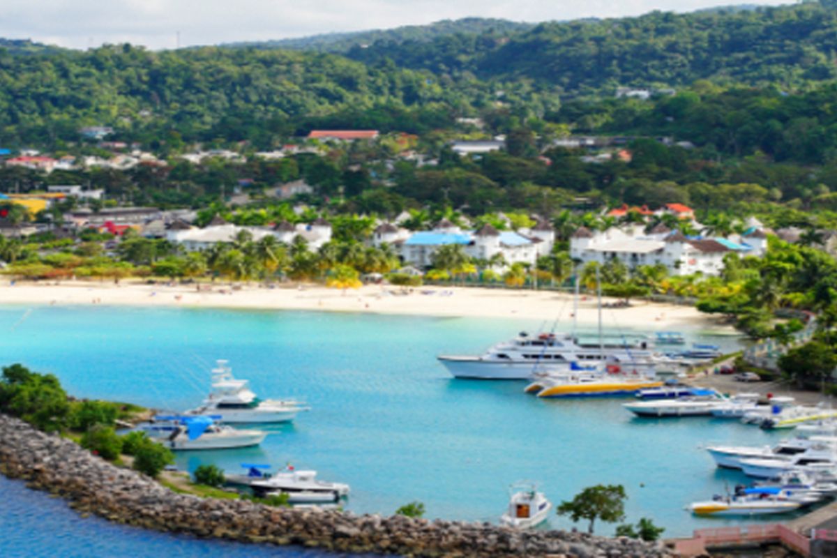 De haven van Ocho Rios