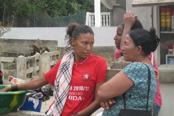 Straatbeeld Vila Nova Sintra