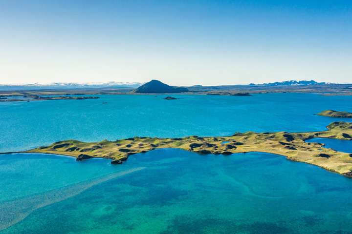 Het Myvatn meer