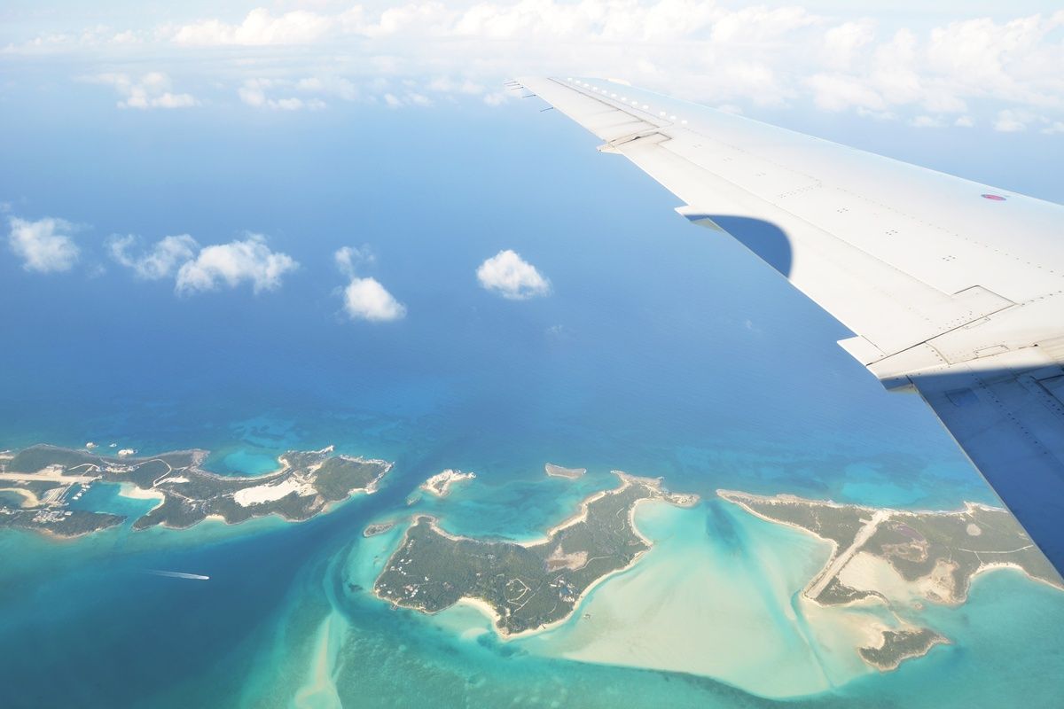 Bahama's vanuit de lucht