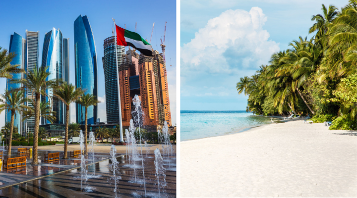 Abu Dhabi en de Malediven