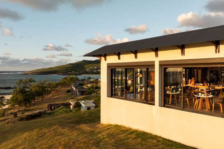 Prachtig uitzicht vanaf het restaurant