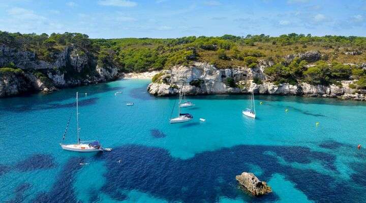 Macarelleta Beach op Menorca - Spanje