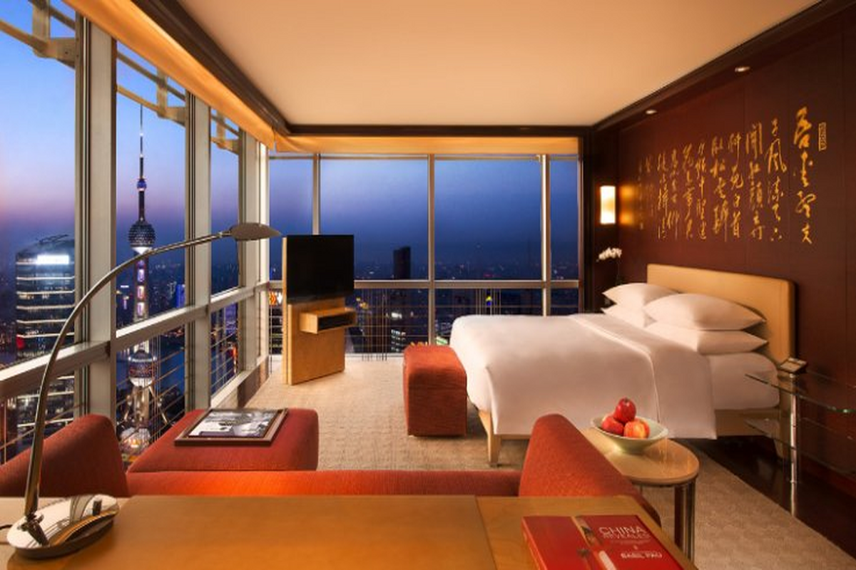 Een kamer van Grand Hyatt Shanghai