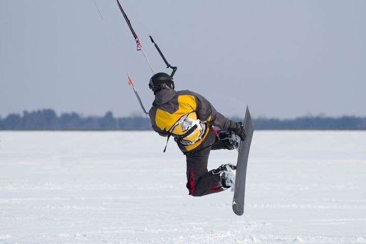 Snowkiting in Noorwegen