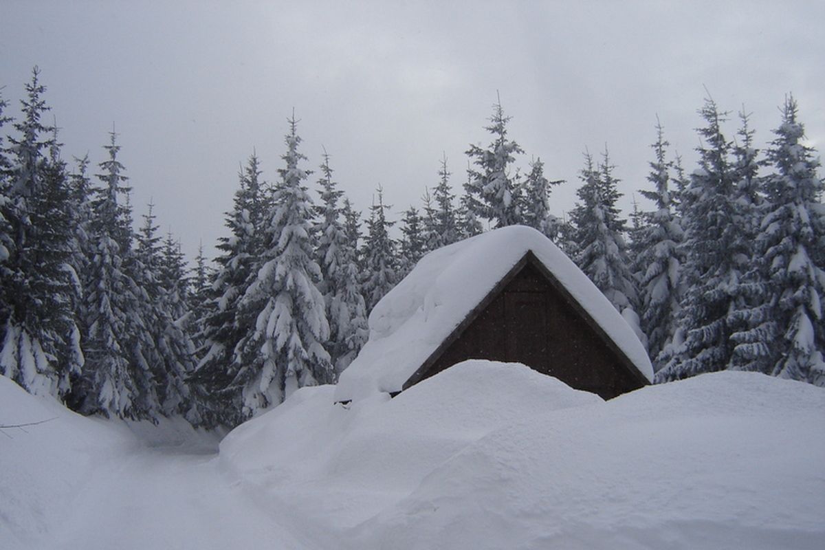 Sneeuw in het Reuzengebergte, Tsjechi�