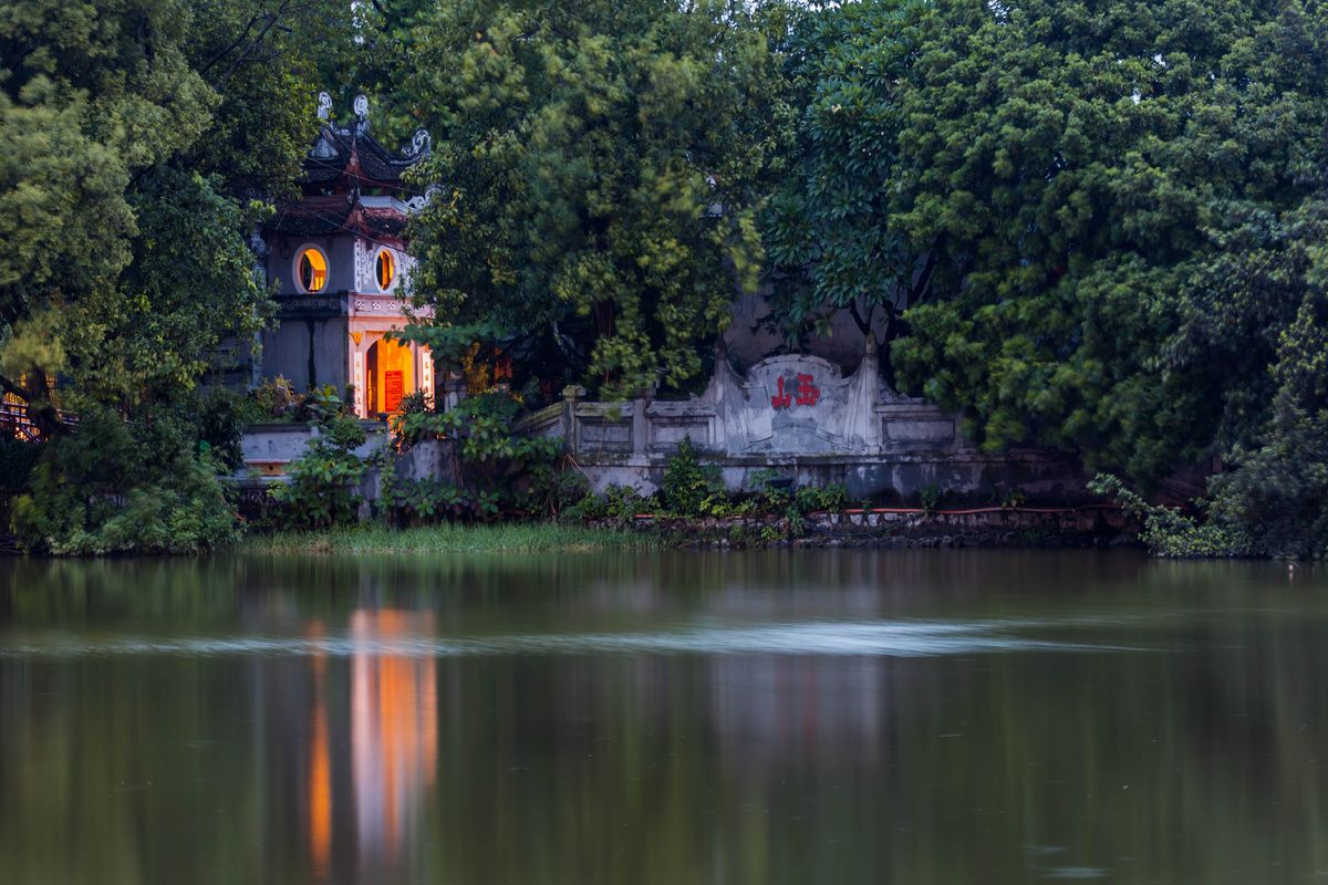 Ngoc Son tempel Hanoi
