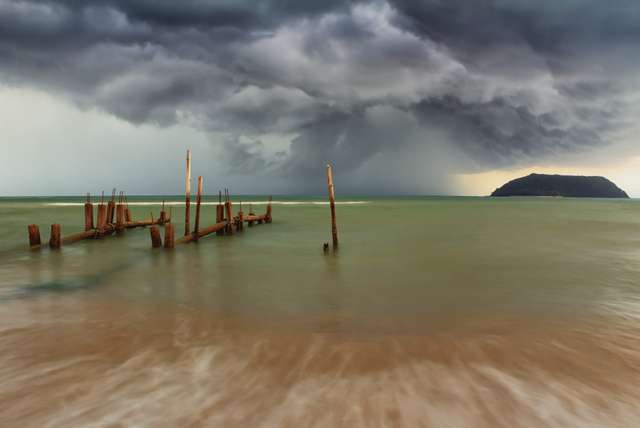 Het regenseizoen in Maleisië