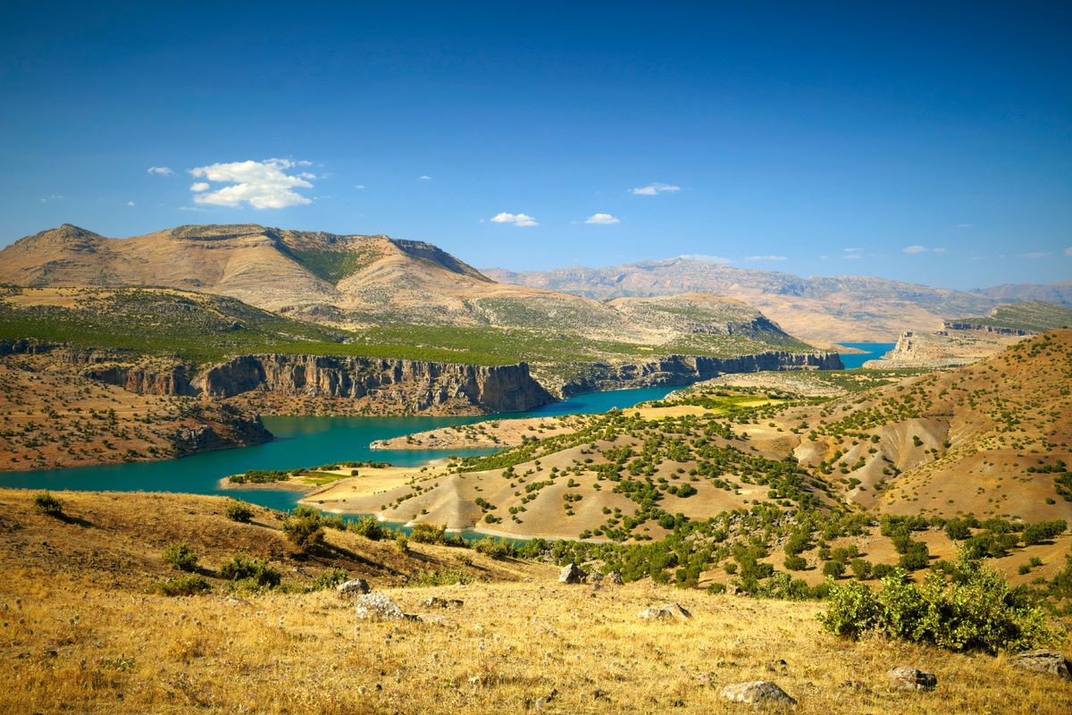 Canyon van de Eufraat rivier, Oost-Turkije