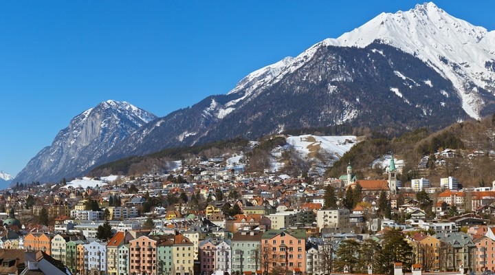 Berglandschap Innsbruck, Oostenrijk