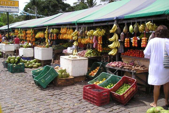 Fruitmarkt Brazilië
