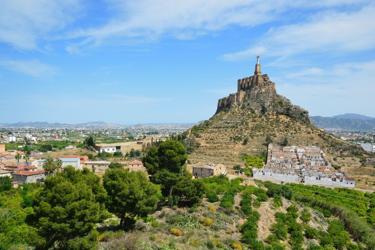 Jezusbeeld op de Monteagudo berg