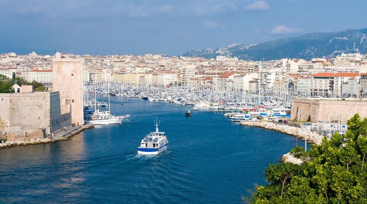 Oude haven van Marseille, Frankrijk