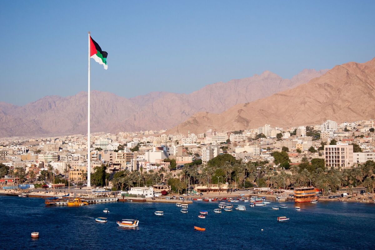 Havenstad Akaba Aqaba Jordanie