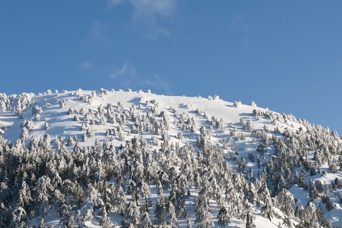 Troödosgebergte winterperiode