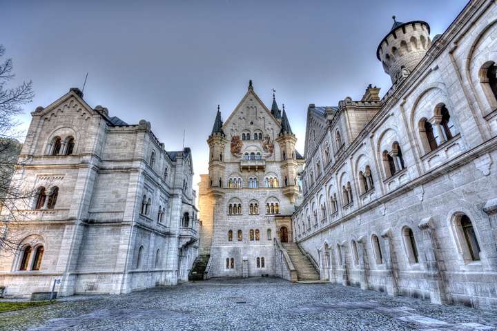 Binnen bij Slot Neuschwanstein