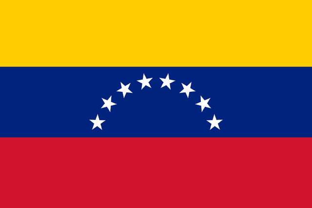 De vlag van Venezuela