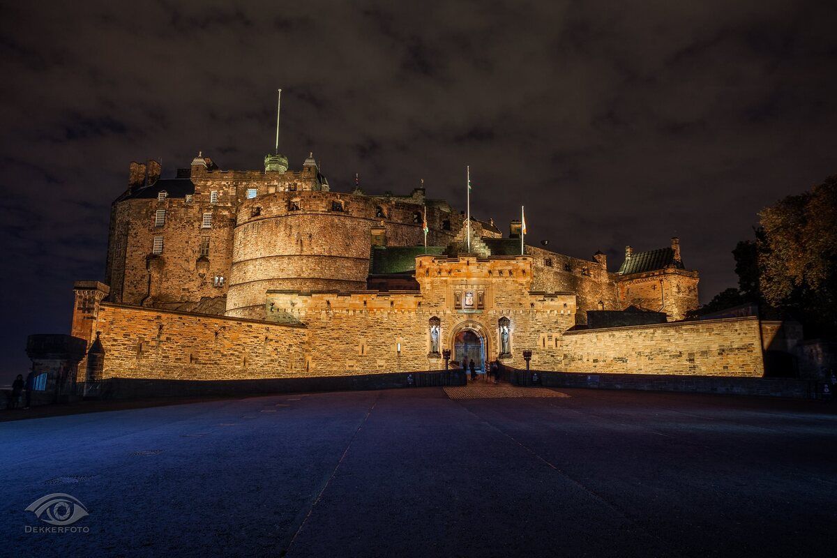 Het kasteel in Edinburgh
