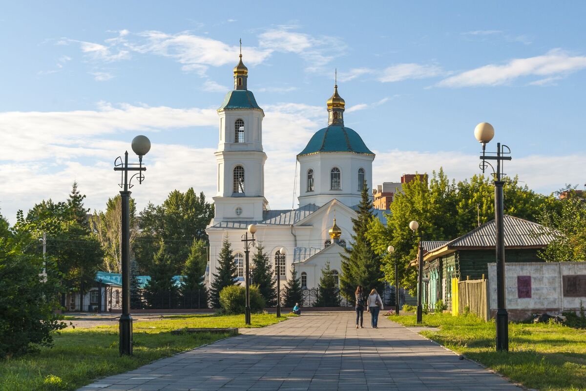Historische centrum van Omsk, Rusland