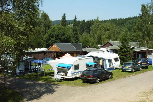 Op de camping in Tsjechië
