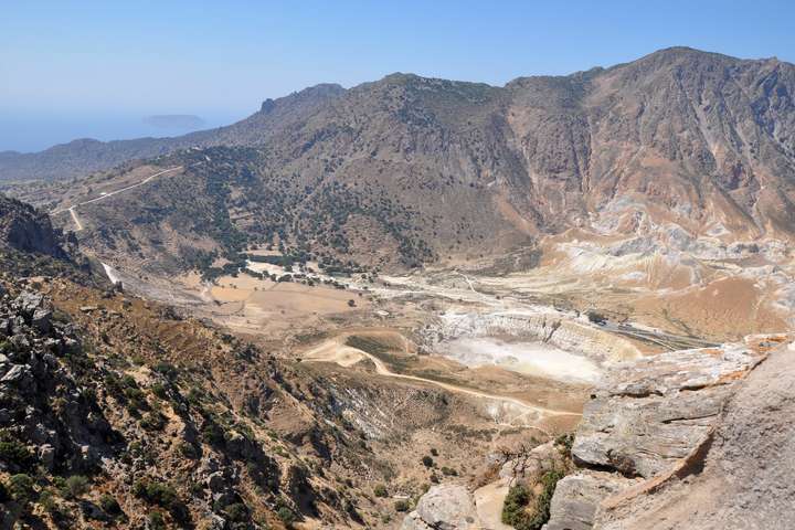 Uitzicht over een deel van het eiland