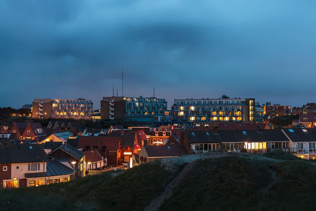 Egmond aan zee in de avond, Nederland